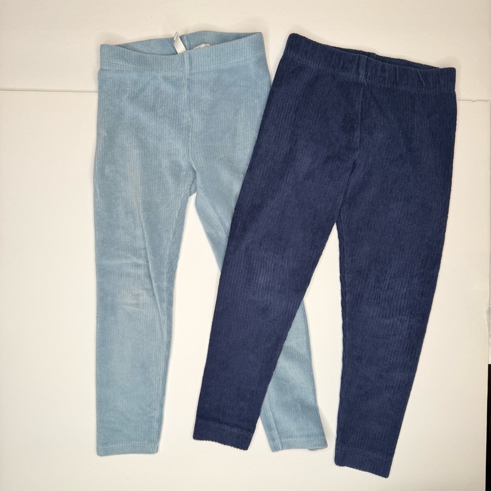 Hanna Andersson Leggings Girls Size 4 Lot of 2 Leggings Blue Janie And Jack